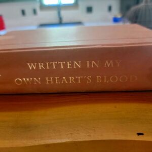Written In My Hearts Own Blood By Diana Outlander Book 8 Outlander Book Series